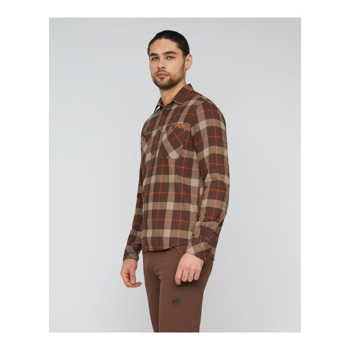 Camasa Barbati Mammut Alvra Longsleeve Soil-Sablun