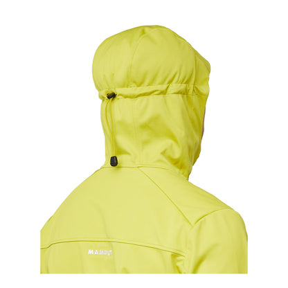 Jacheta Softshell Barbati Mammut Ultimate VIII SO Hooded Acacia-Black