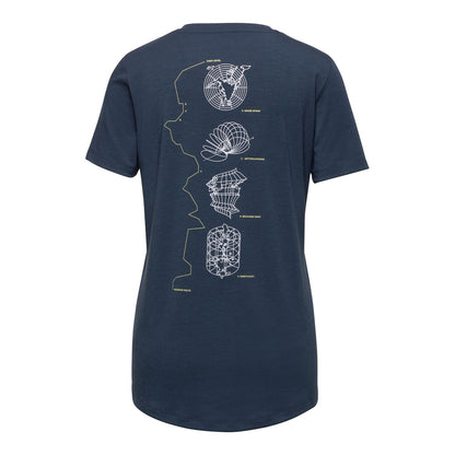 Tricou Femei Mammut Mountain Eiger Marine