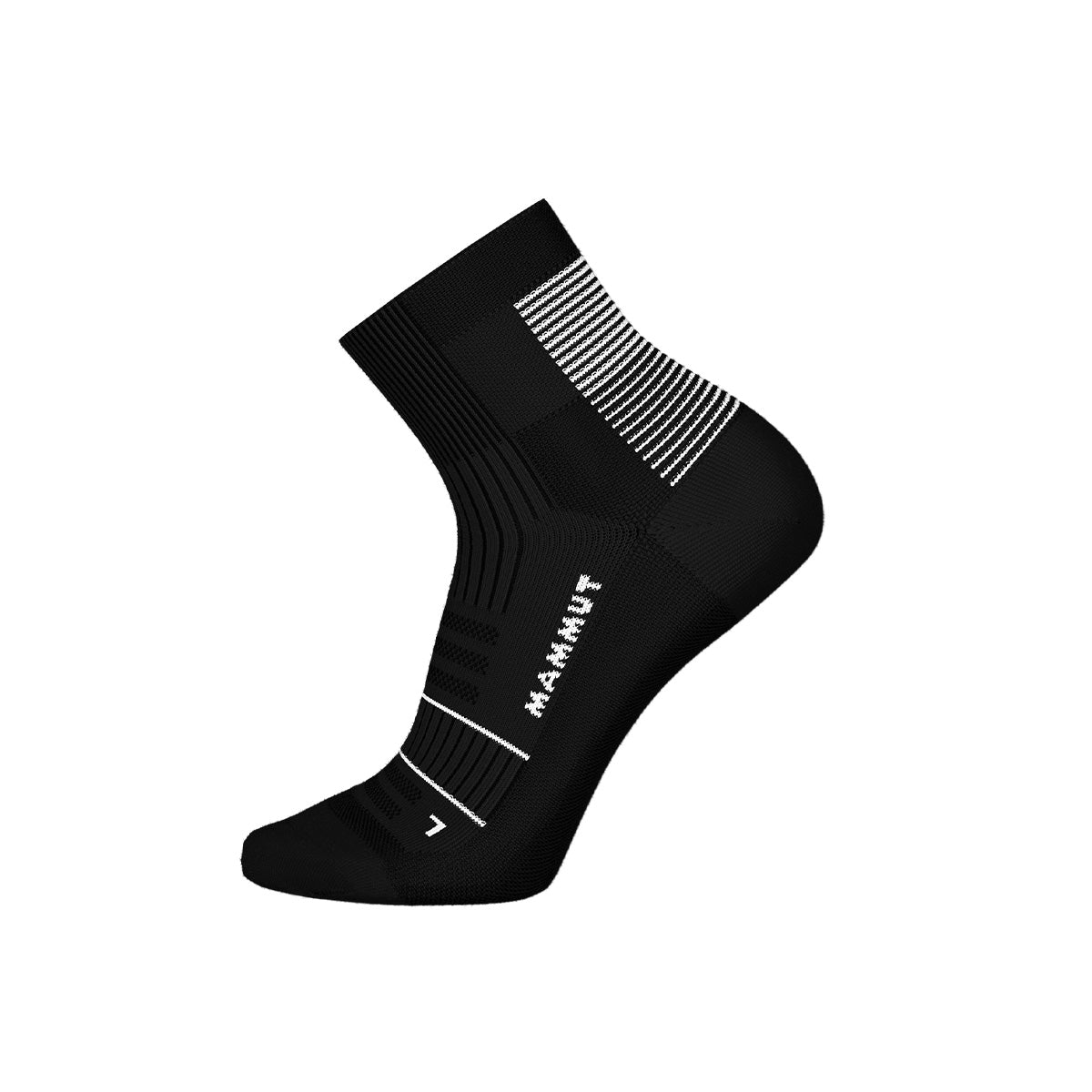 Sosete Unisex Mammut Trail Run Cushion Blk/Wht