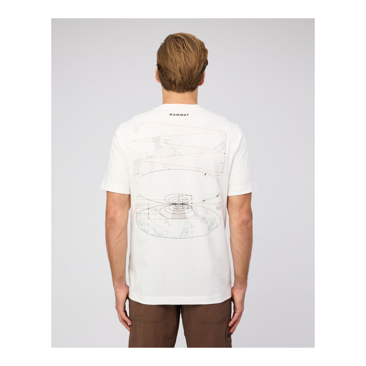 Tricou Barbati Mammut Base T-Shirt Men Avy White