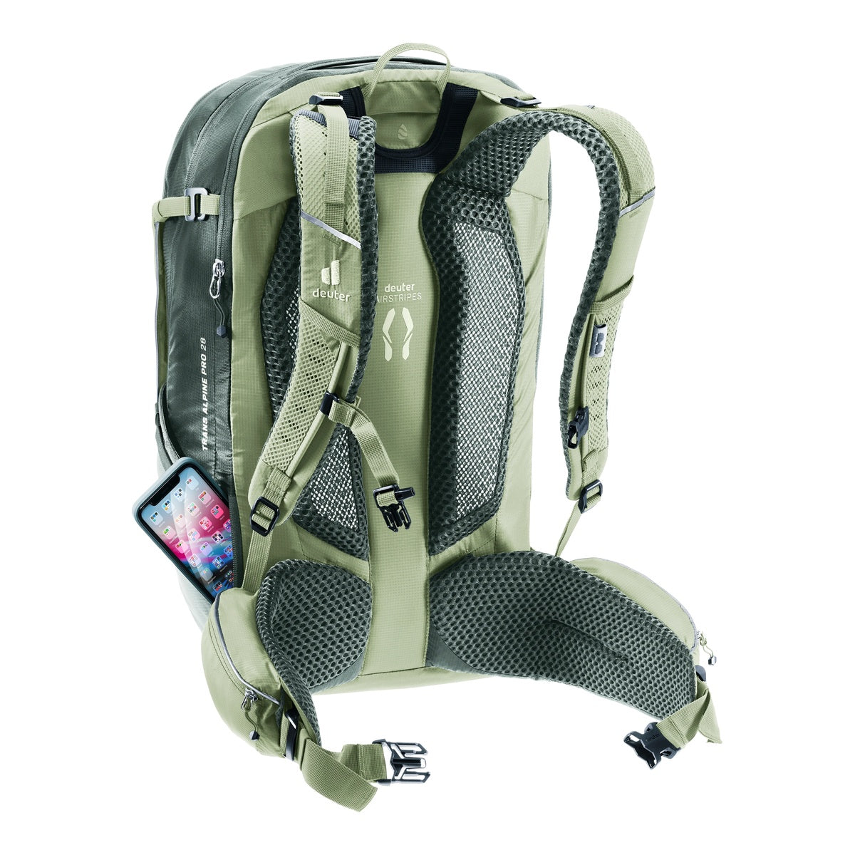 Rucsac Ciclism Barbati Deuter Trans Alpine Pro 28 Grove-Ivy Khaki
