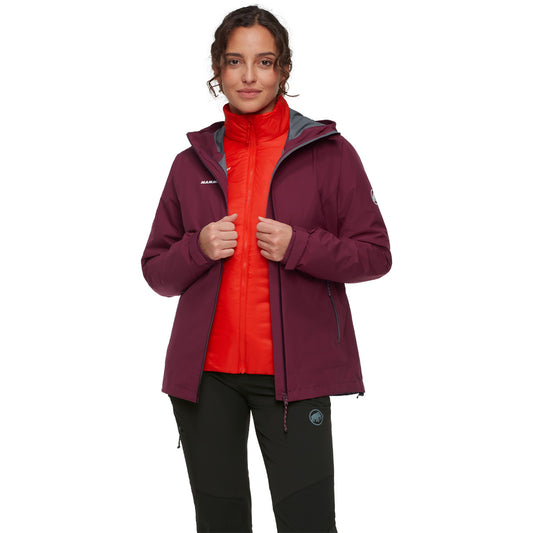 Jacheta Femei Mammut Alto Light 3 In 1 Hs Hooded Vin-Mammut Red