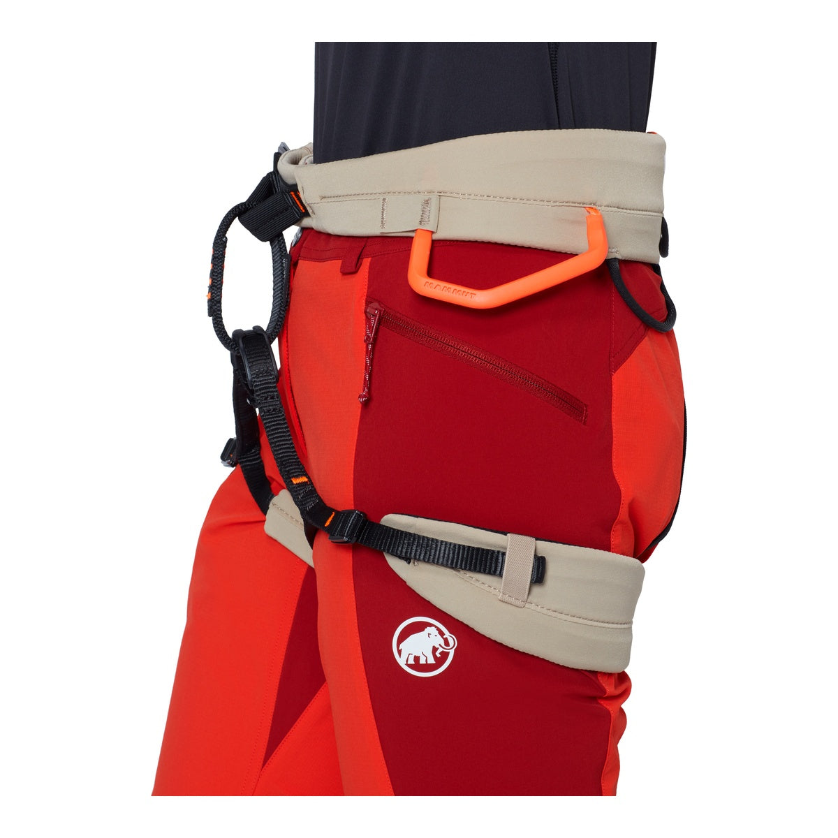 Pantaloni Femei Mammut Ducan Dark Mammut Red-Mammut Red