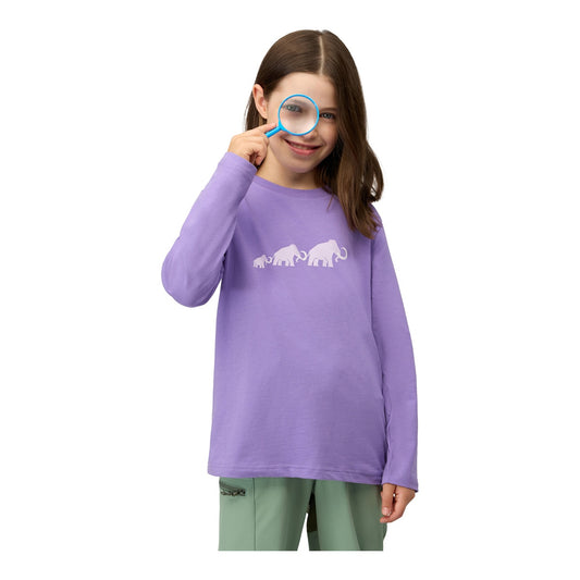 Bluza Copii Mammut Core Longsleeve Logo Lavandin