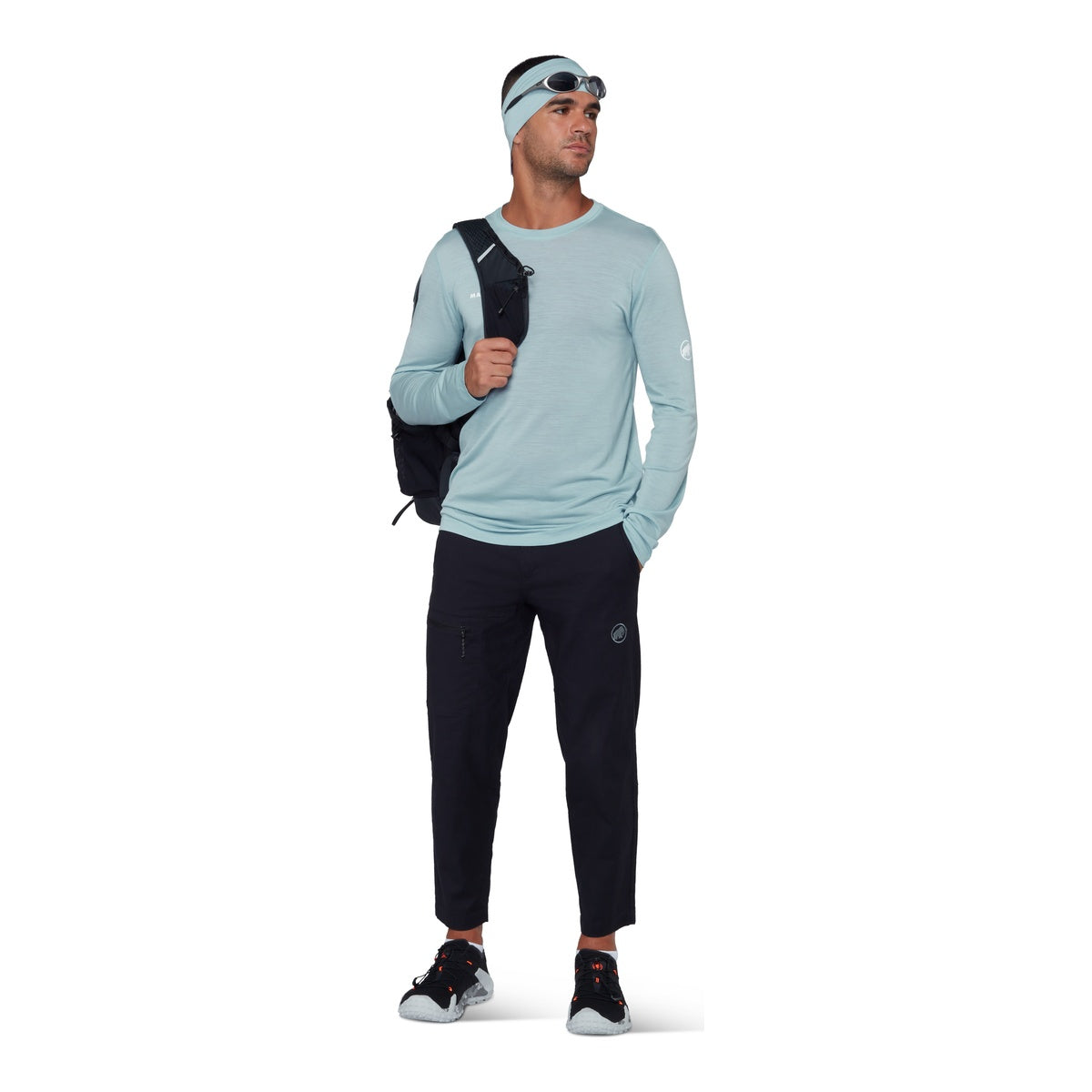 Bluza Barbati Mammut Tree Wool FL Longsleeve Nebla