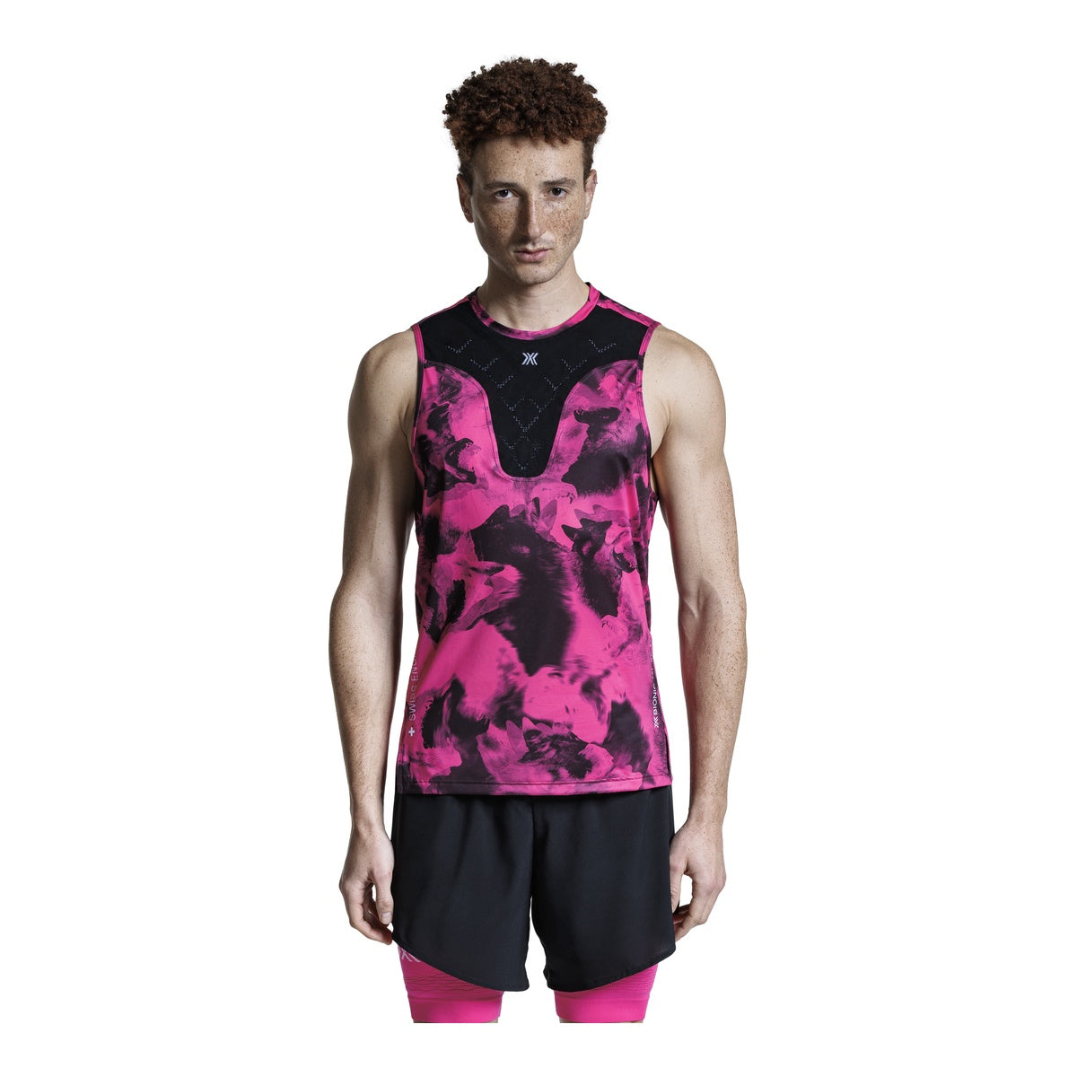 Maiou X-Bionic Corefusion Run Wolfpack/Black/Neo Pink