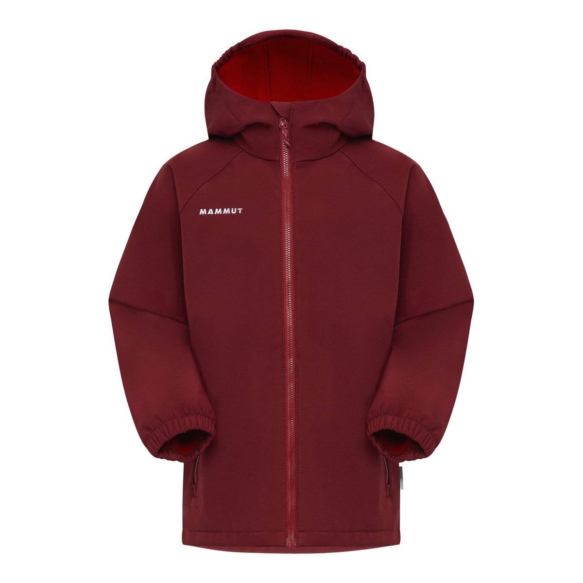 Jacheta Softshell Copii Mammut Ultimate Comfort SO Hooded Dark Mammut Red