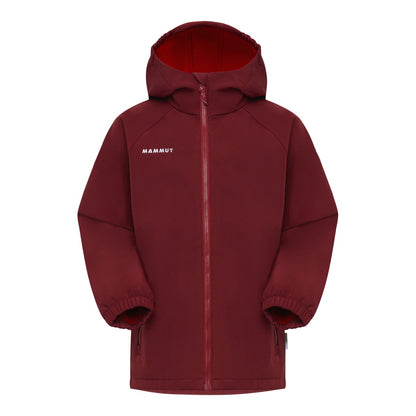 Jacheta Softshell Copii Mammut Ultimate Comfort SO Hooded Dark Mammut Red