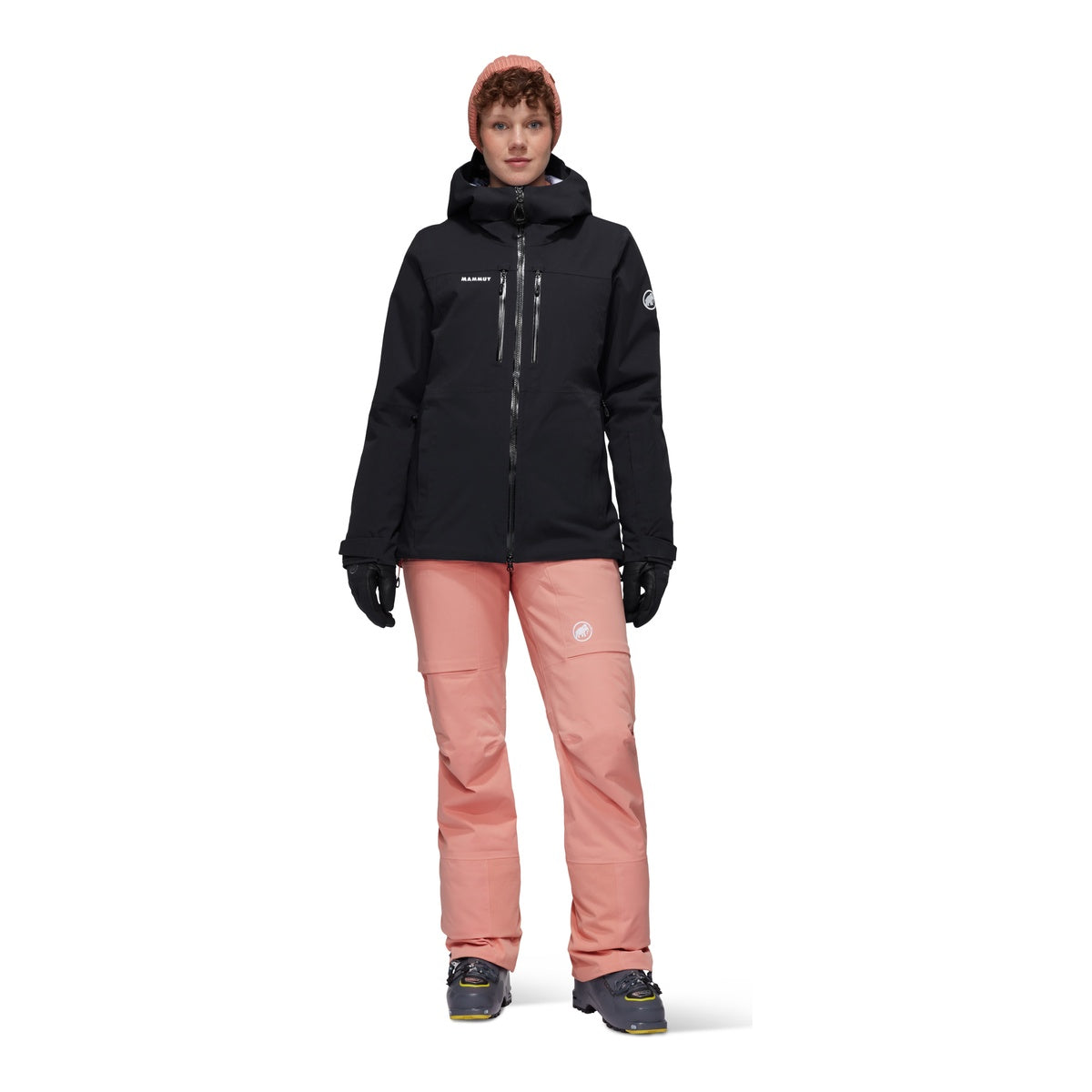 Pantaloni Schi Femei Mammut Stoney HS Thermo Pink