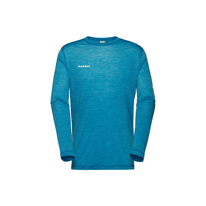 Bluza Barbati Mammut Tree Wool FL Glacier Blue Melange