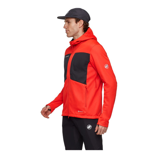 Jacheta Barbati Mammut Ultimate VIII So Hooded Mammut Red-Black