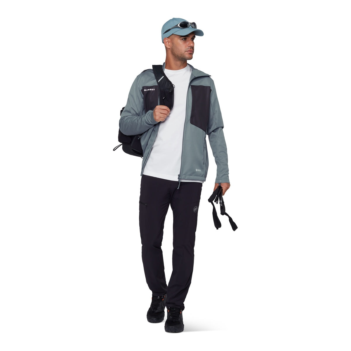 Jacheta Softshell Barbati Mammut Ultimate VIII SO Hooded Strata-Black