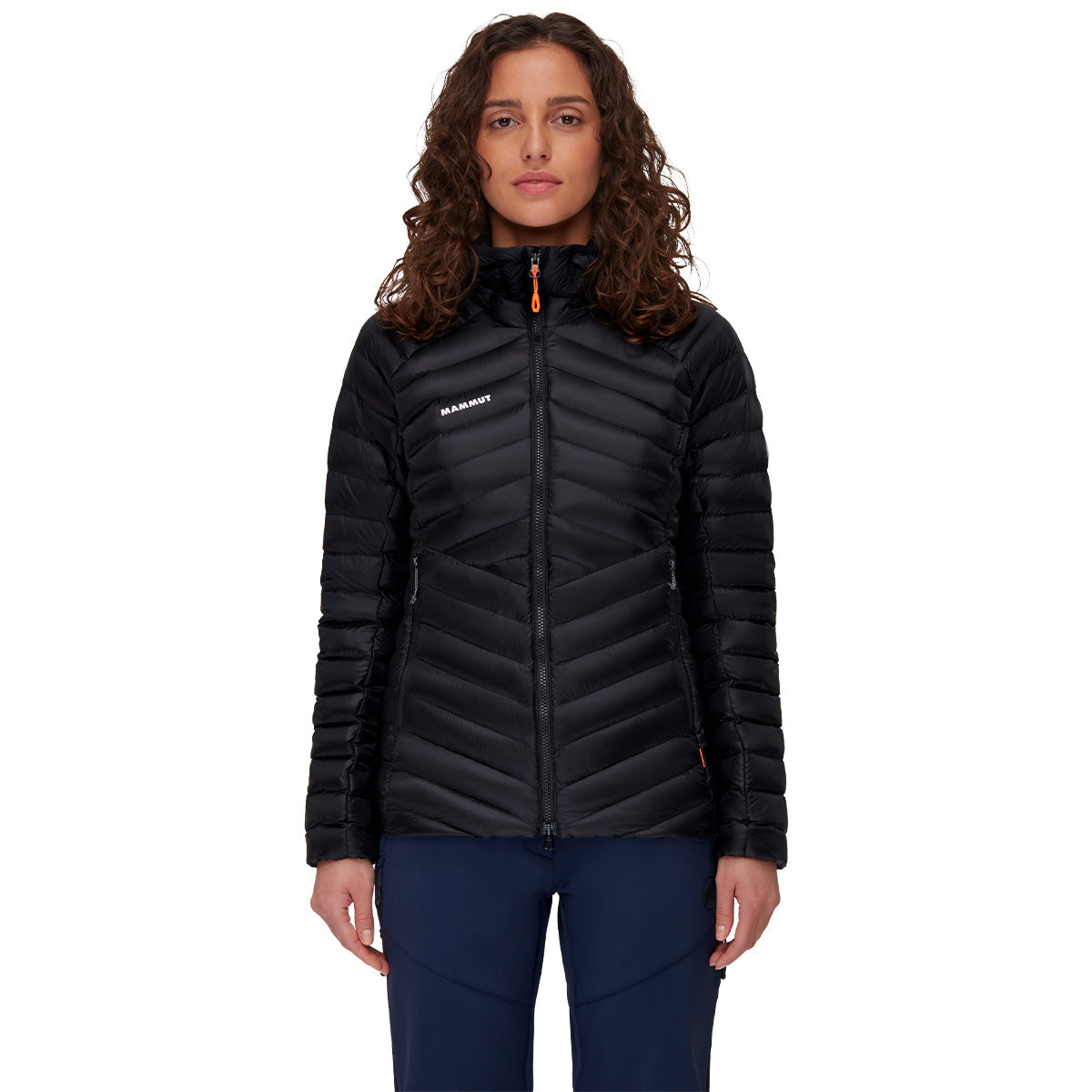 Jacheta Femei Mammut Broad Peak In Hooded Black