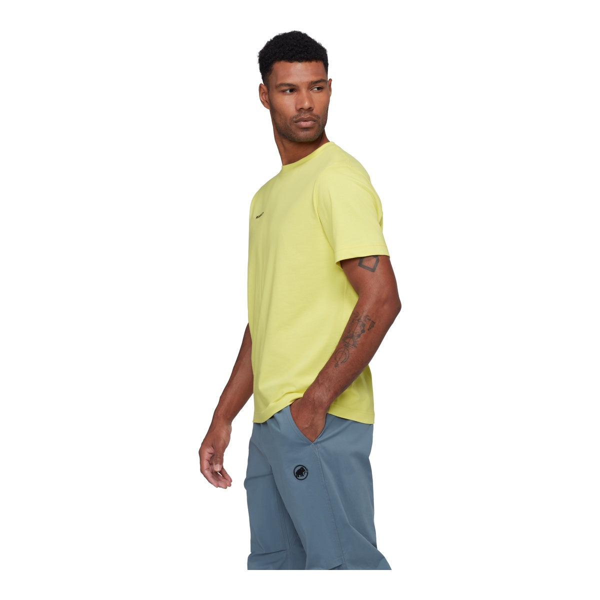 Tricou Barbati Mammut Base Mini Logo Galben