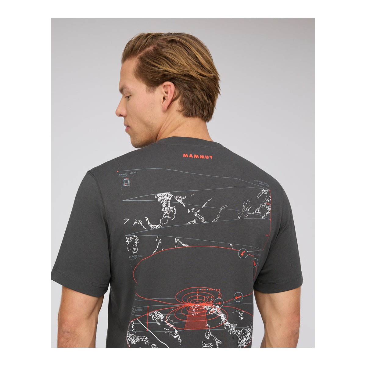 Tricou Barbati Mammut Base T-Shirt Men Avy Gabbro