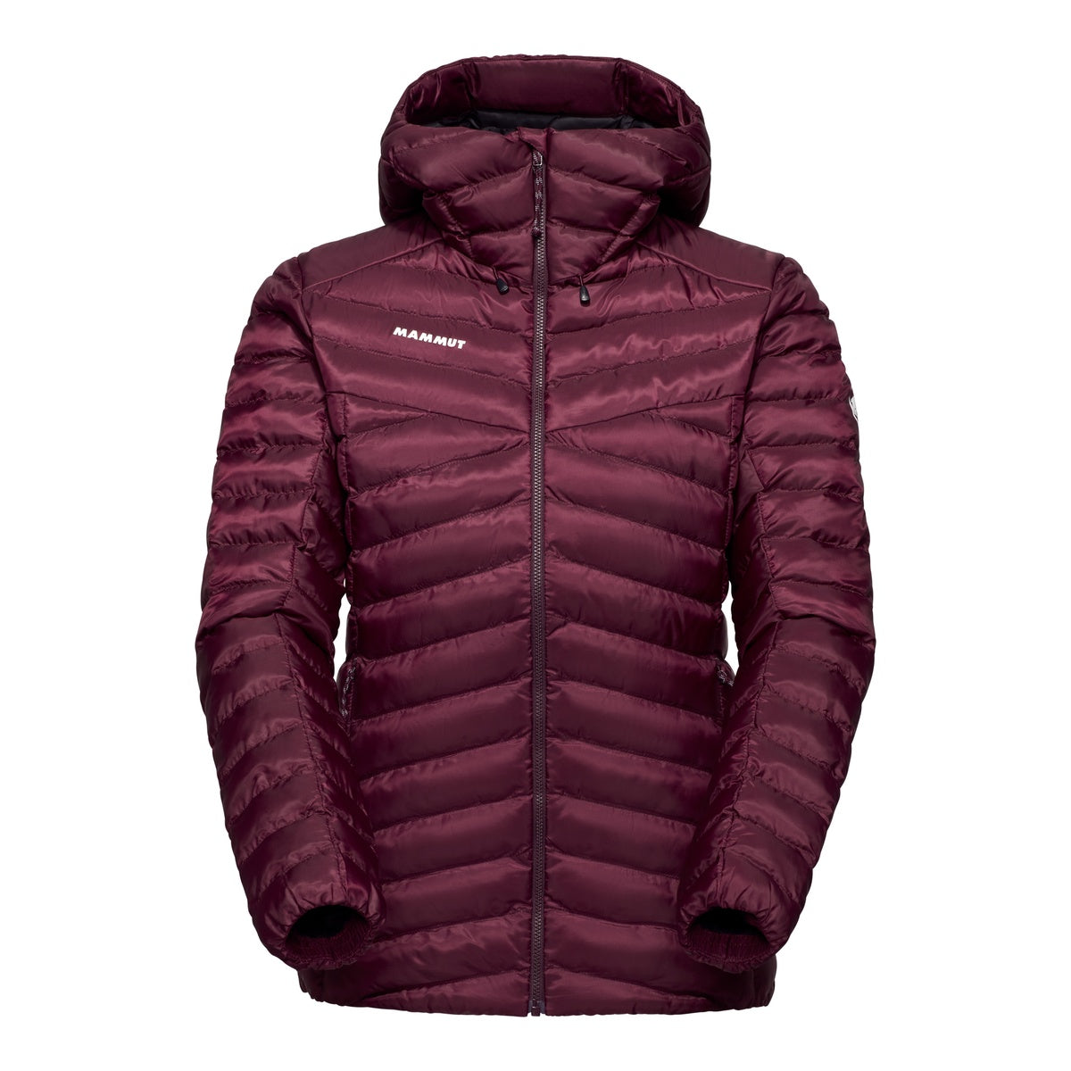 Geaca Femei Mammut Albula In Hooded Burgundy
