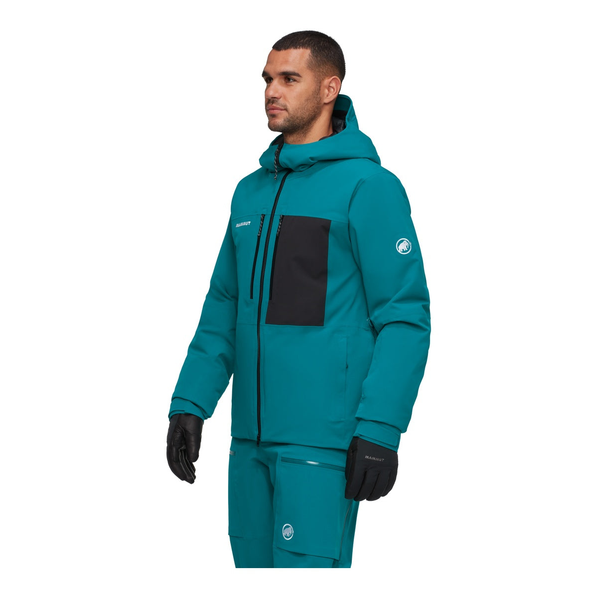 Geaca Schi Barbati Mammut Stoney HS Thermo Hooded Green