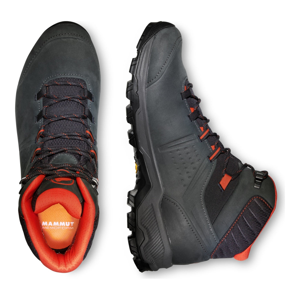Bocanci Drumetie Barbati Mammut Mercury IV Mid GTX Black-Hot Red