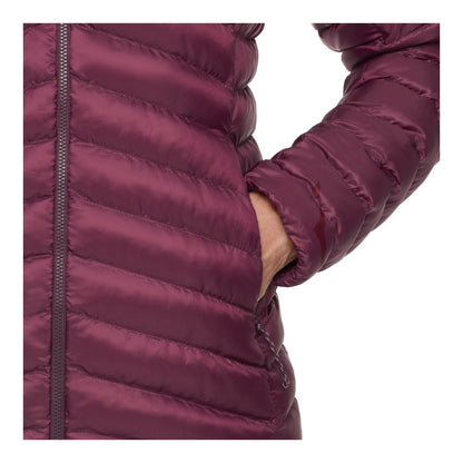 Geaca Femei Mammut Albula In Hooded Burgundy