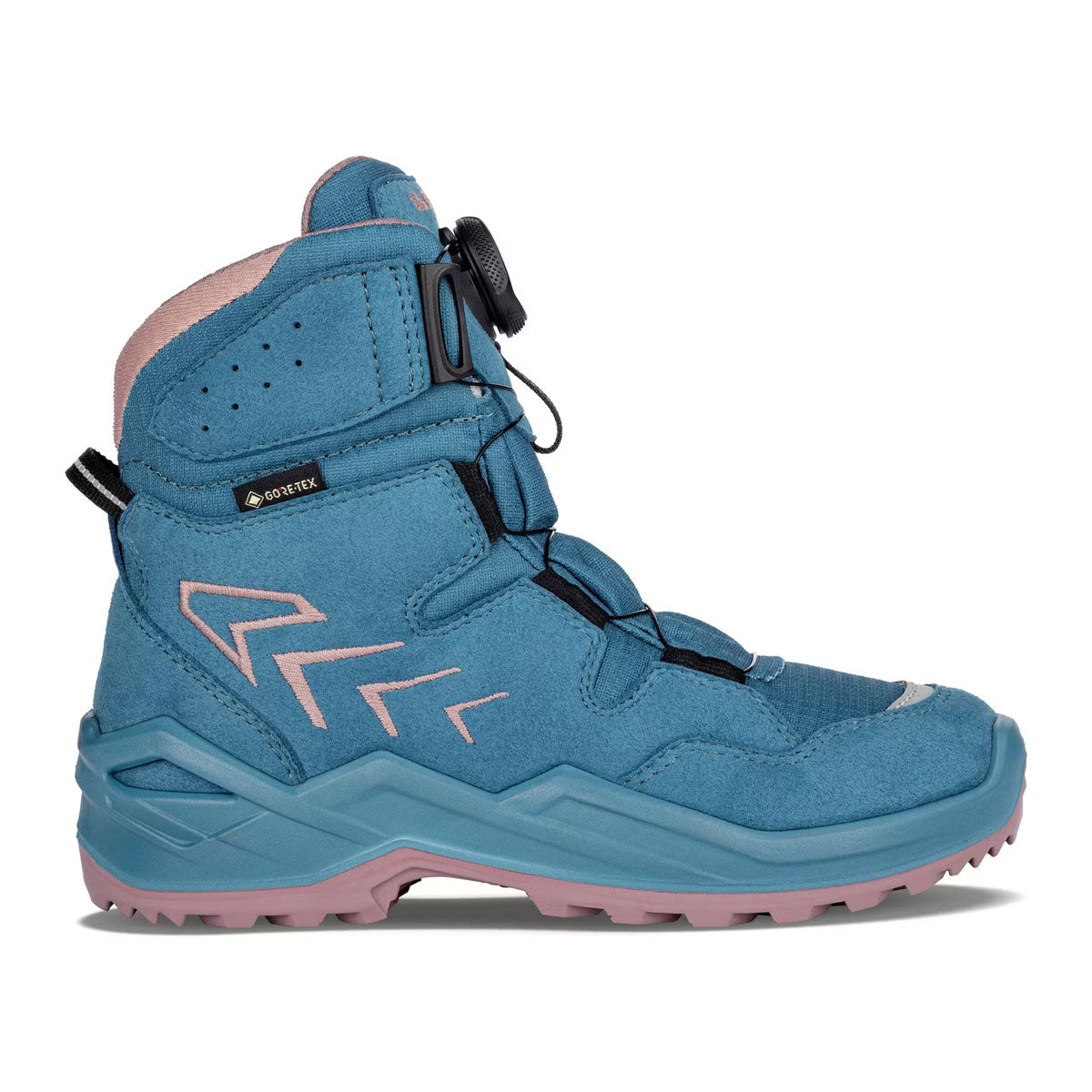 Bocanci Fete Lowa Firo GTX HI Jr Turquoise-Rose