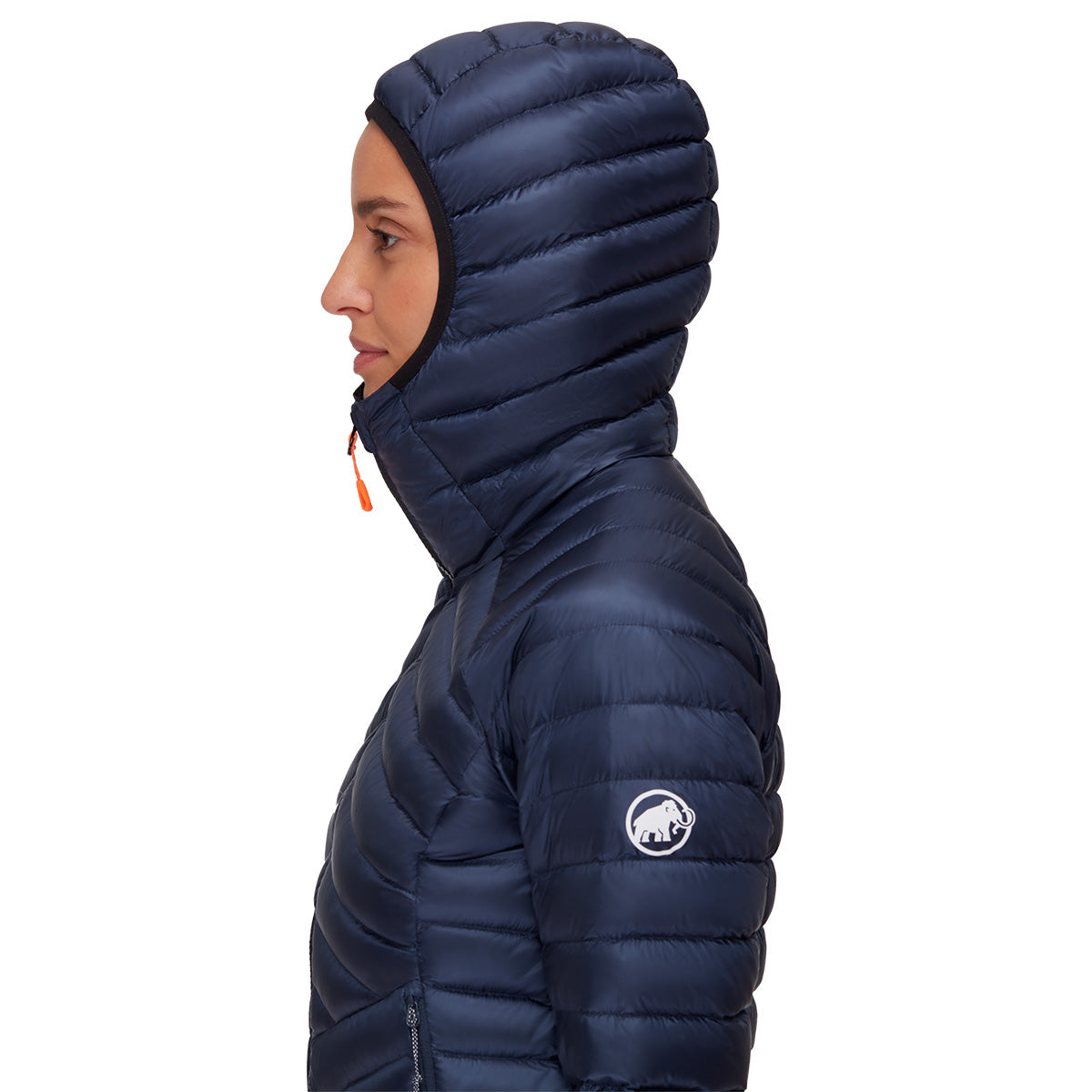 Jacheta Femei Mammut Broad Peak In Hooded Marine-Black