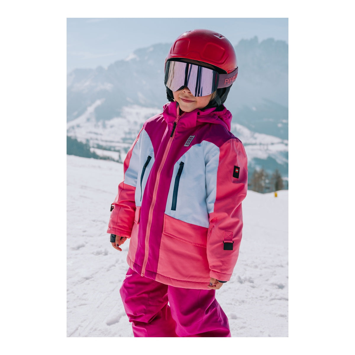 Jacheta Schi Baieti Lego Wear Lwjian 713 Dark Blue Pink