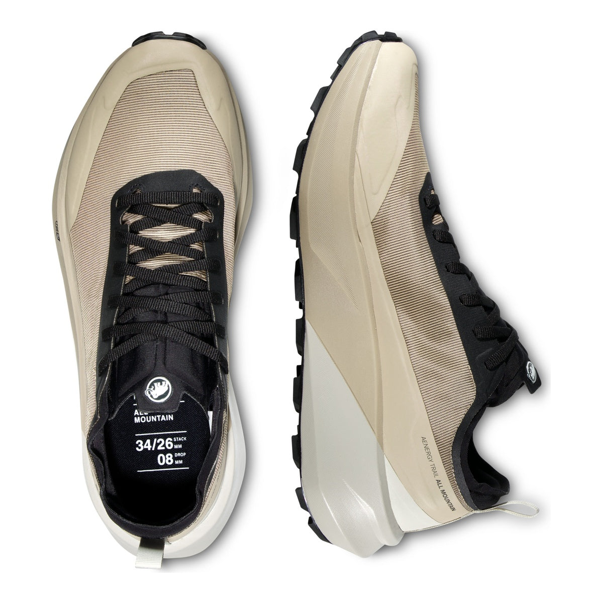 Pantofi Alergare Montana Barbati Mammut Aenergy Trail All Mountain Low GTX Savanna-Moonbean
