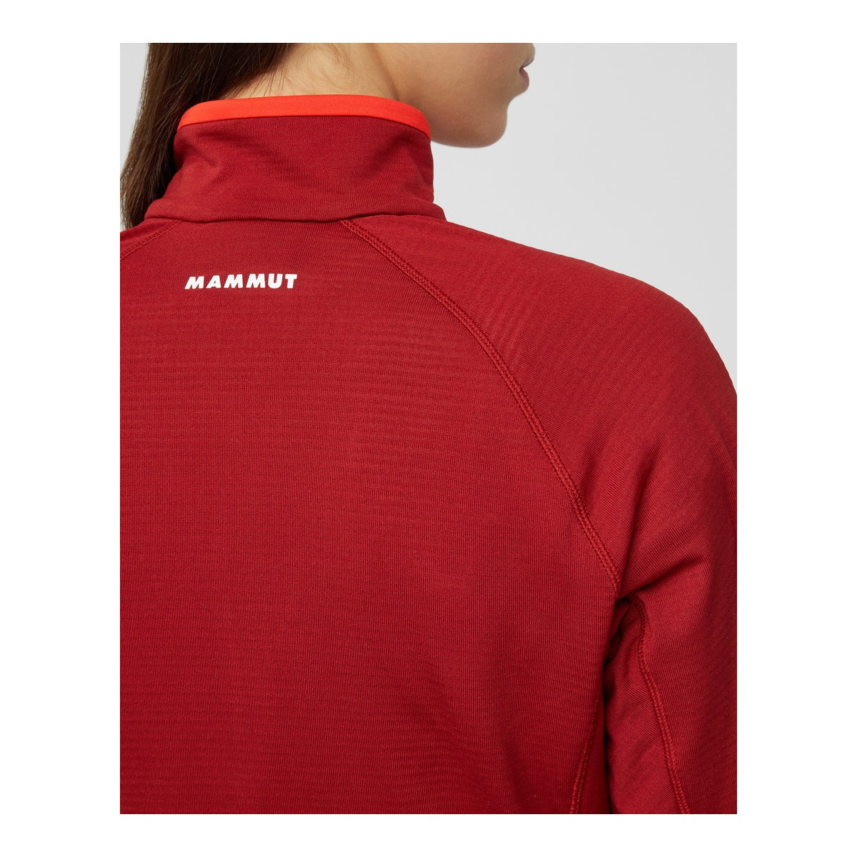 Bluza Femei Mammut Aenergy Light Ml Half Zip Pull Dark Mammut Red-Mammut Red