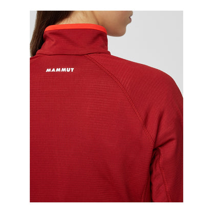 Bluza Femei Mammut Aenergy Light Ml Half Zip Pull Dark Mammut Red-Mammut Red