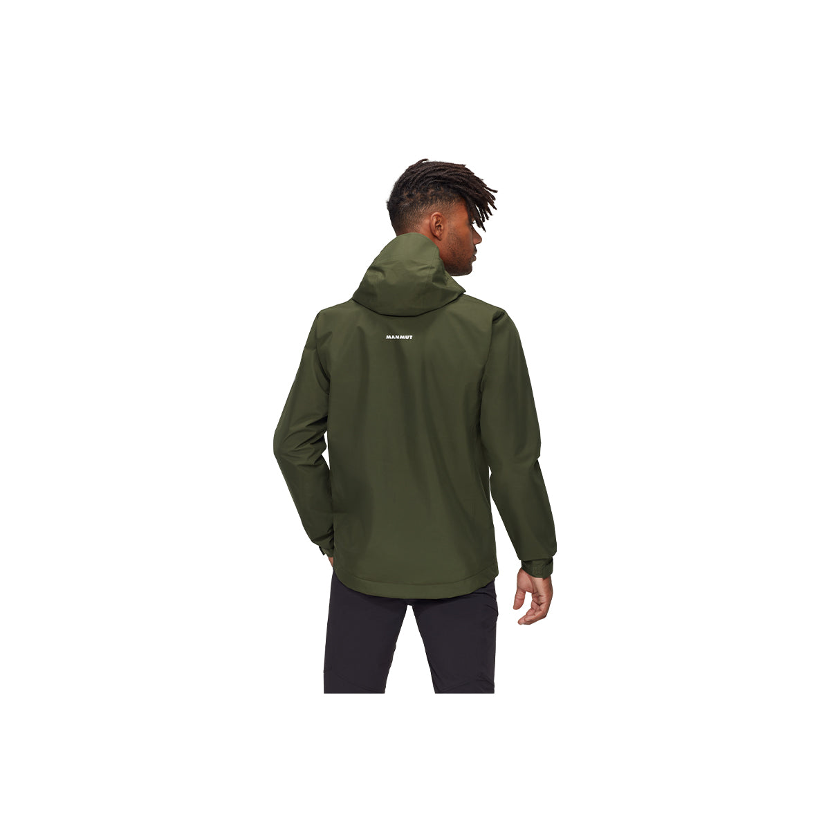 Jacheta Barbati Mammut Treeline Light HS Hooded Dark Marsh