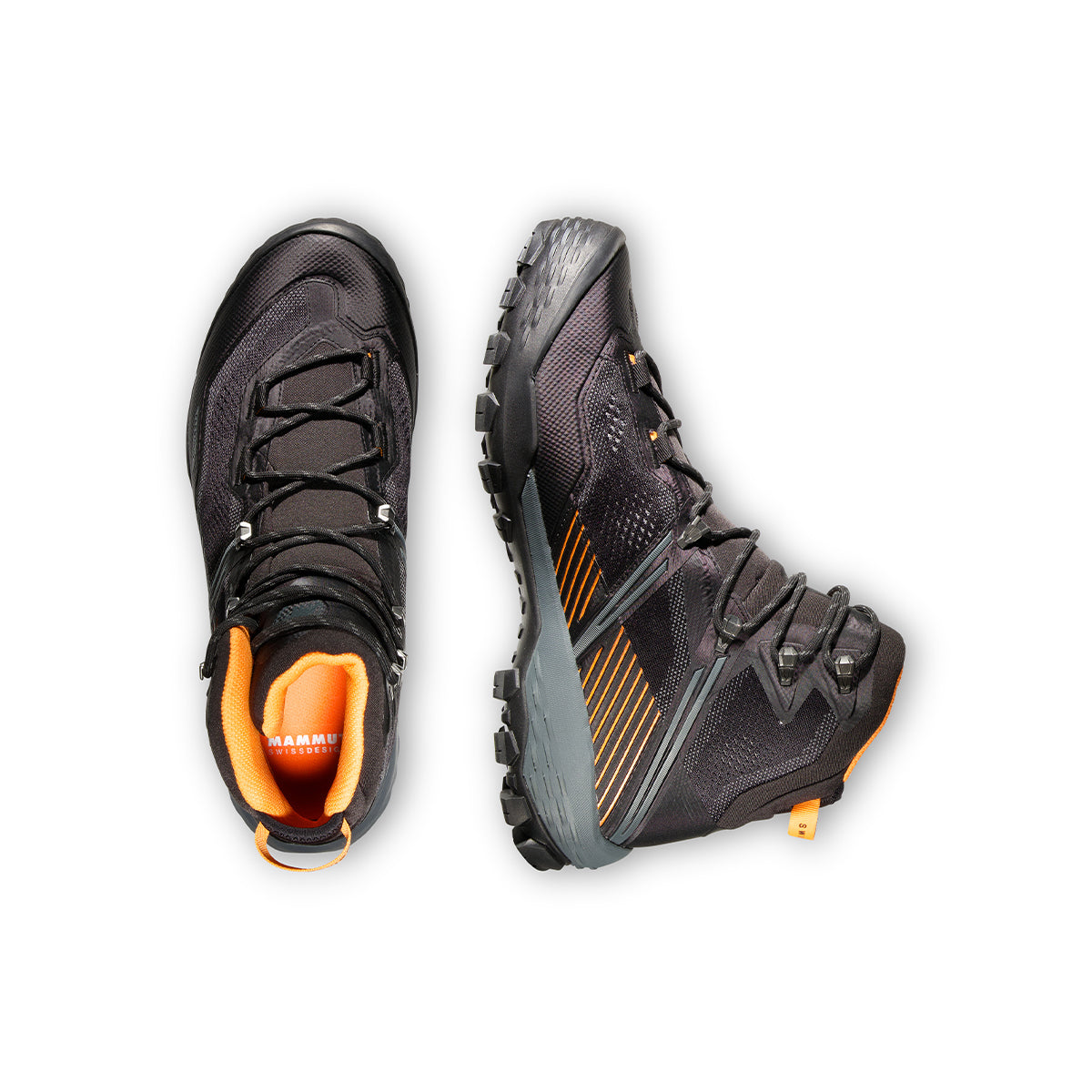 Bocanci Barbati Mammut Ducan Ii High Gtx Black-Dark Tangerine