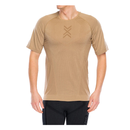 Tricou Barbati X-BIONIC Xceed Run Sand-Dark Sand