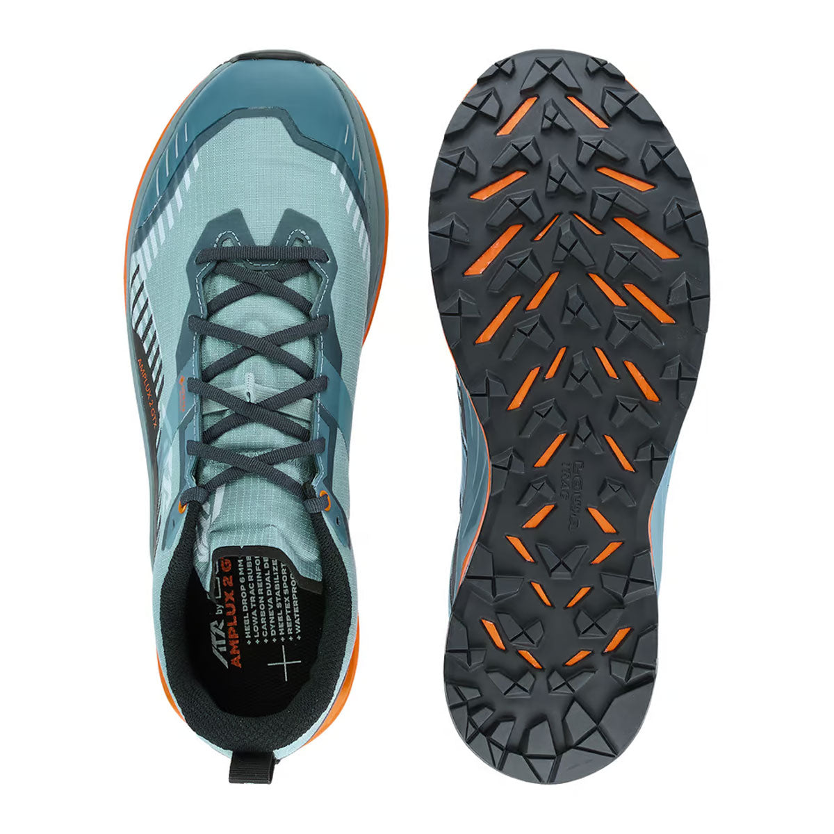 Pantofi Barbati Lowa Amplux 2 GTX Smk Blue-Orange