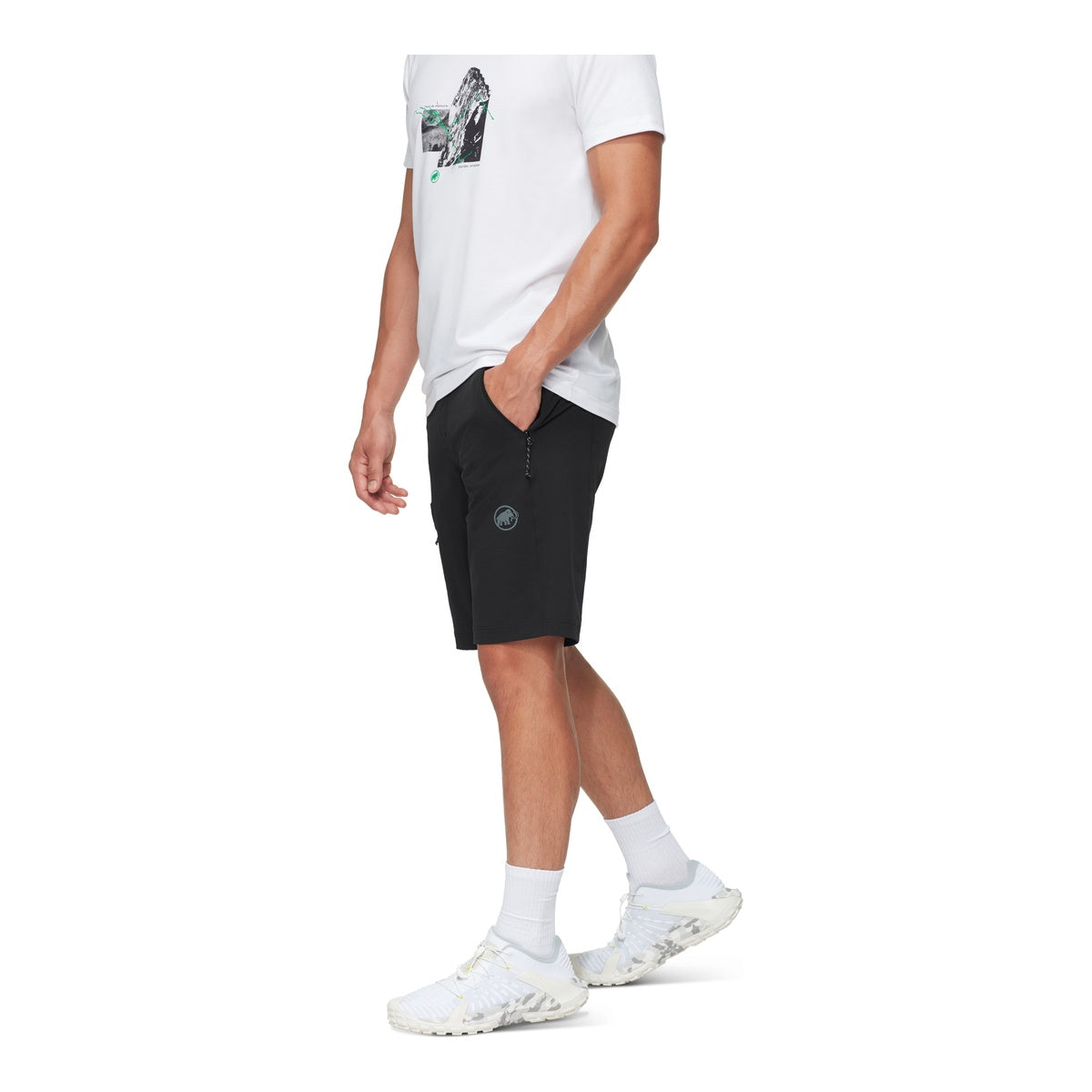 Pantaloni Scurti Barbati Mammut Runbold IV Black