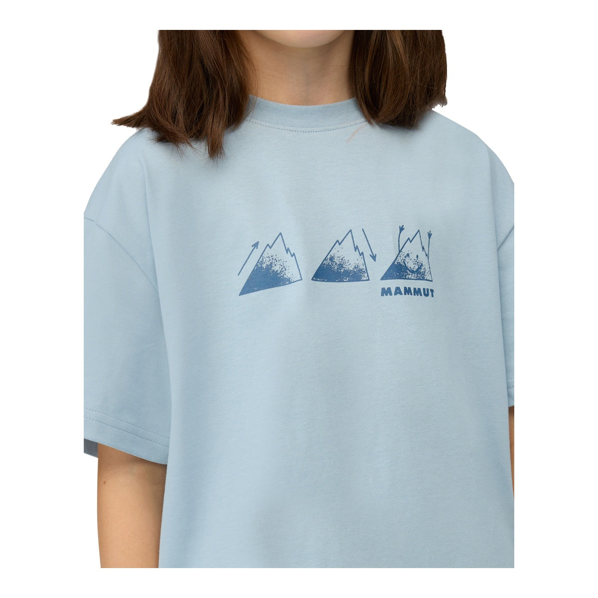 Tricou Copii Mammut Base T-Shirt Playground Nebla