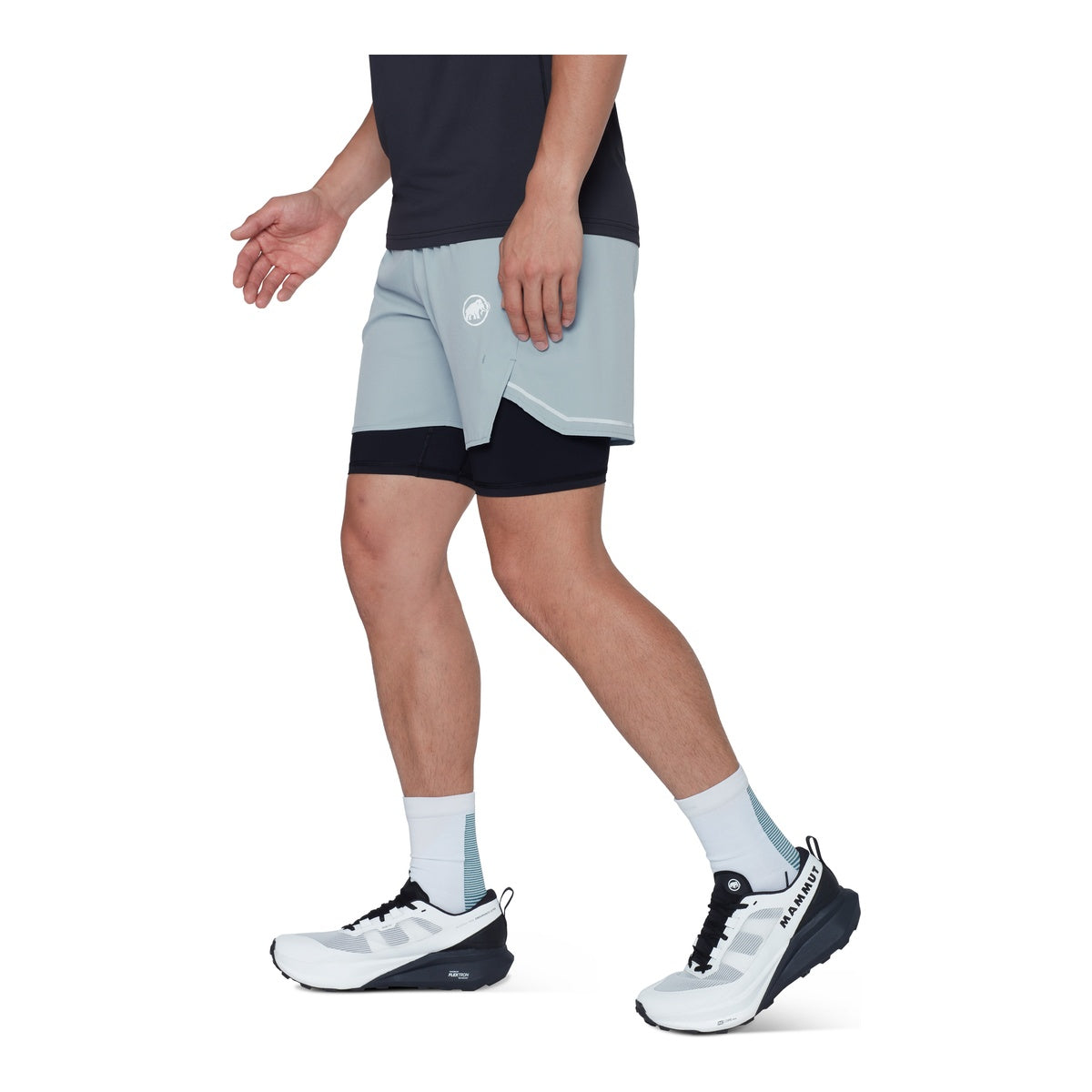 Pantaloni Scurti Barbati Mammut Aenergy TR 2 in 1 Blue