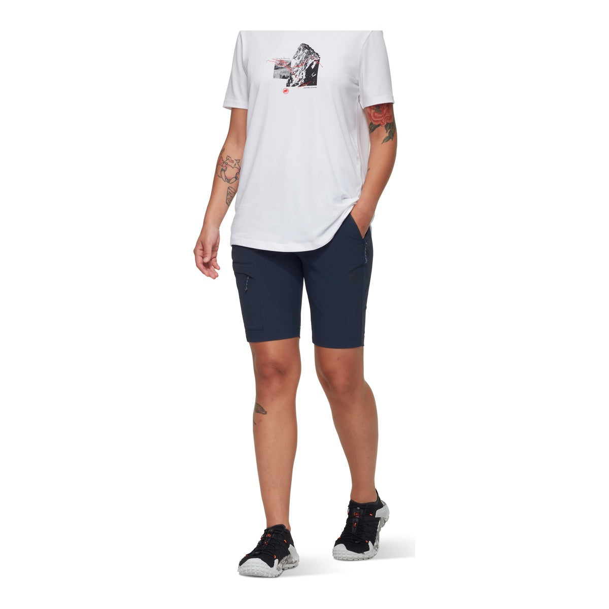 Pantaloni Scurti Femei Mammut Runbold IV Marine