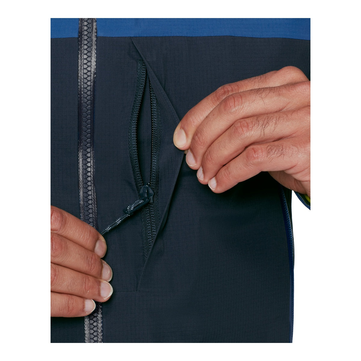 Jacheta Barbati Mammut Alto Guide HS Hooded Marine-Tschiel