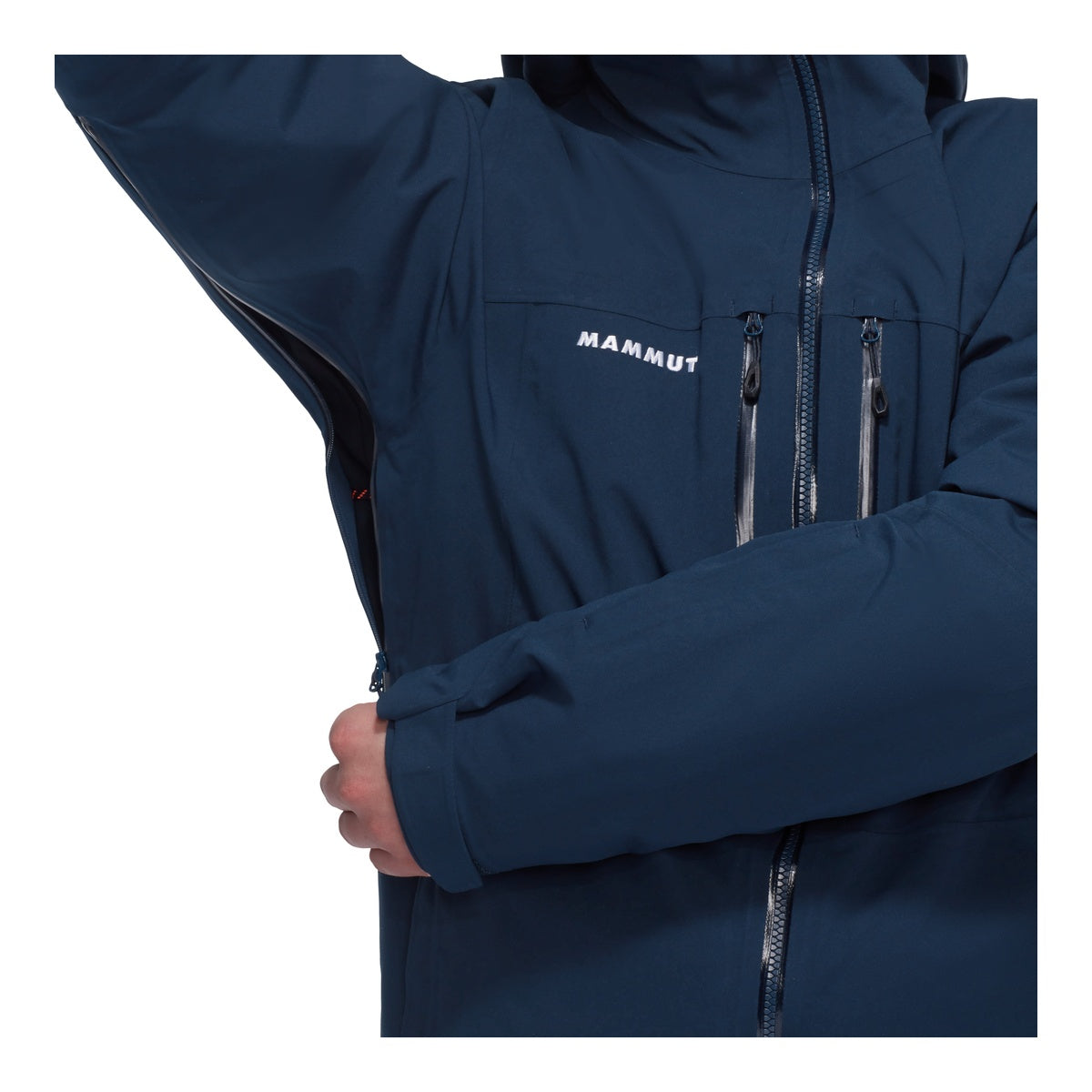 Geaca Schi Barbati Mammut Stoney HS Thermo Hooded Marine