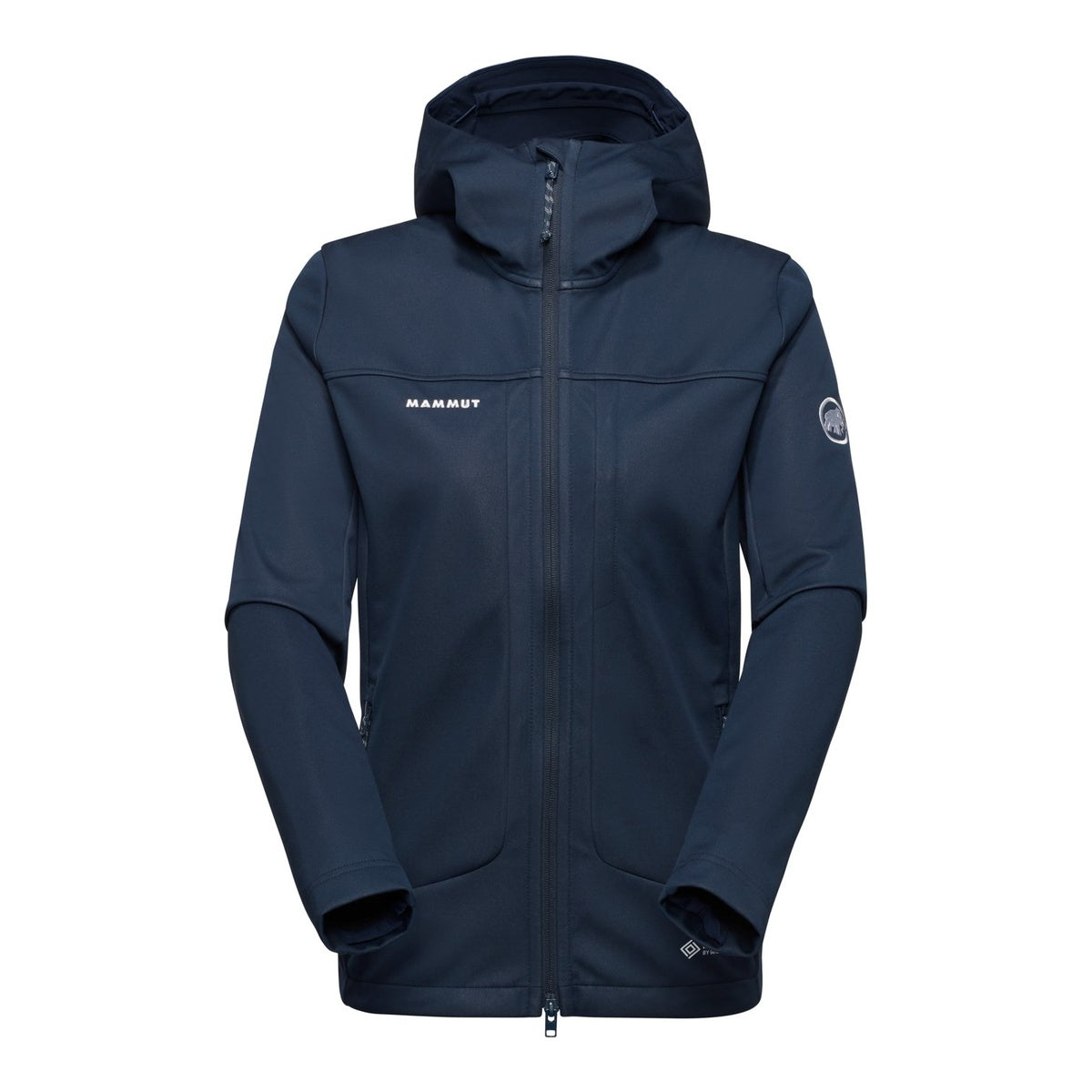 Jacheta Softshell Femei Mammut Ultimate VIII So Hooded Marine