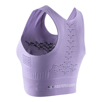 Maiou Femei X-Bionic Energizer 4.0 Fitness Crop Wmn Bright Lavender/White