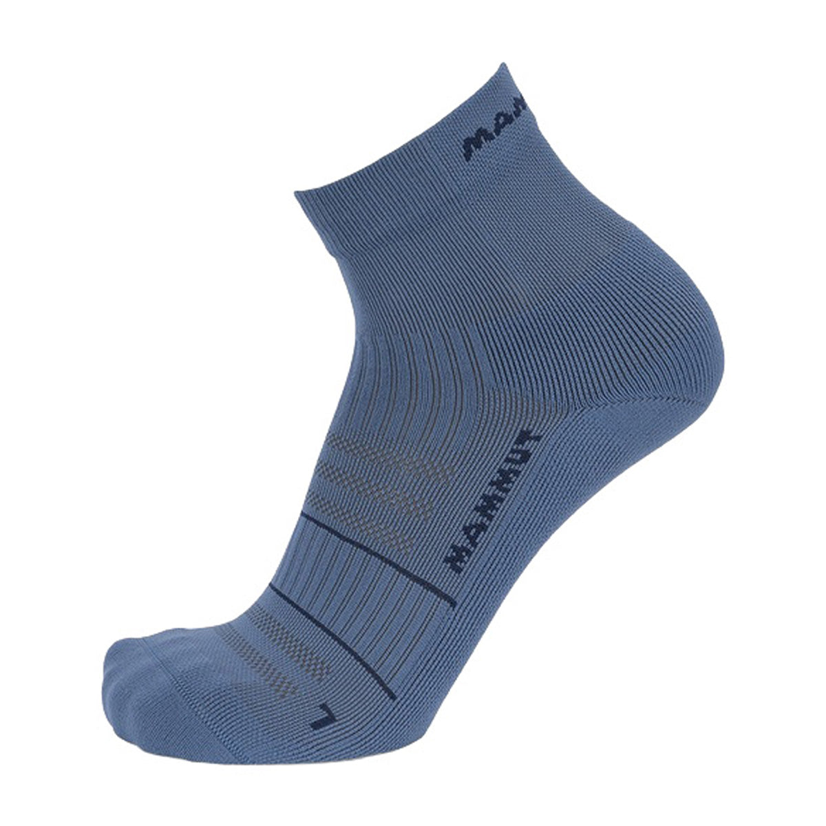 Sosete Alergare Mammut Socks Trail Running Targeted Cushion Quarter Tschiel-Marine