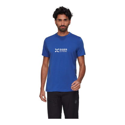 Tricou Barbati Mammut Eiger Logo Albastru