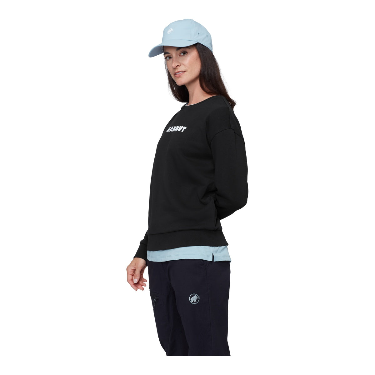 Bluza Femei Mammut Core ML Crew Neck Logo Black
