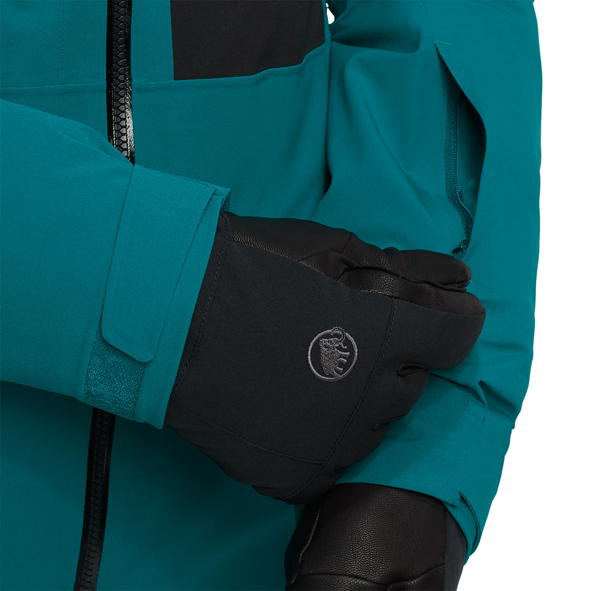 Jacheta Schi Barbati Mammut Stoney Hs Thermo Hooded Deep Teal-Black