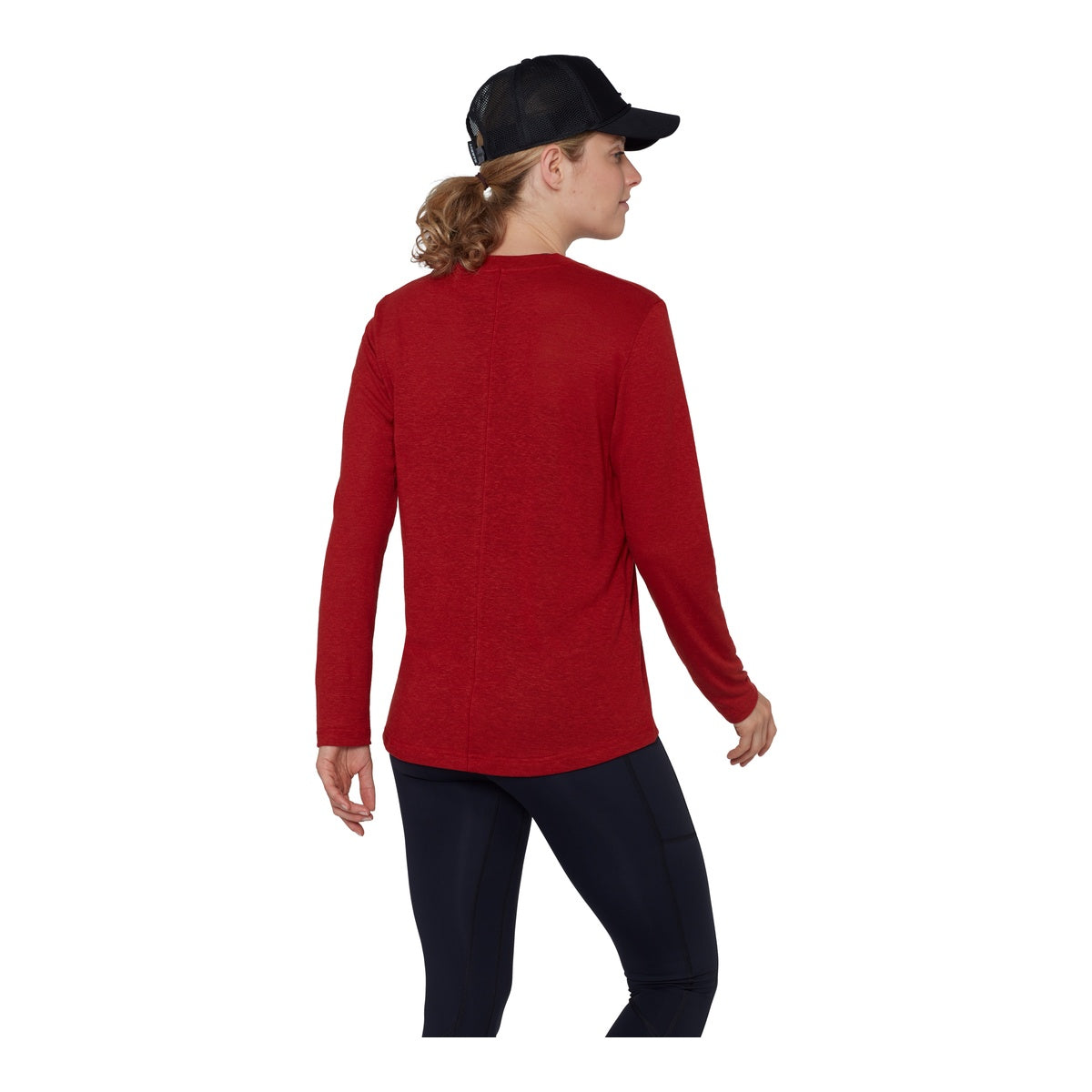 Bluza Femei Mammut Massone Light Longsleeve Dark Mammut Red