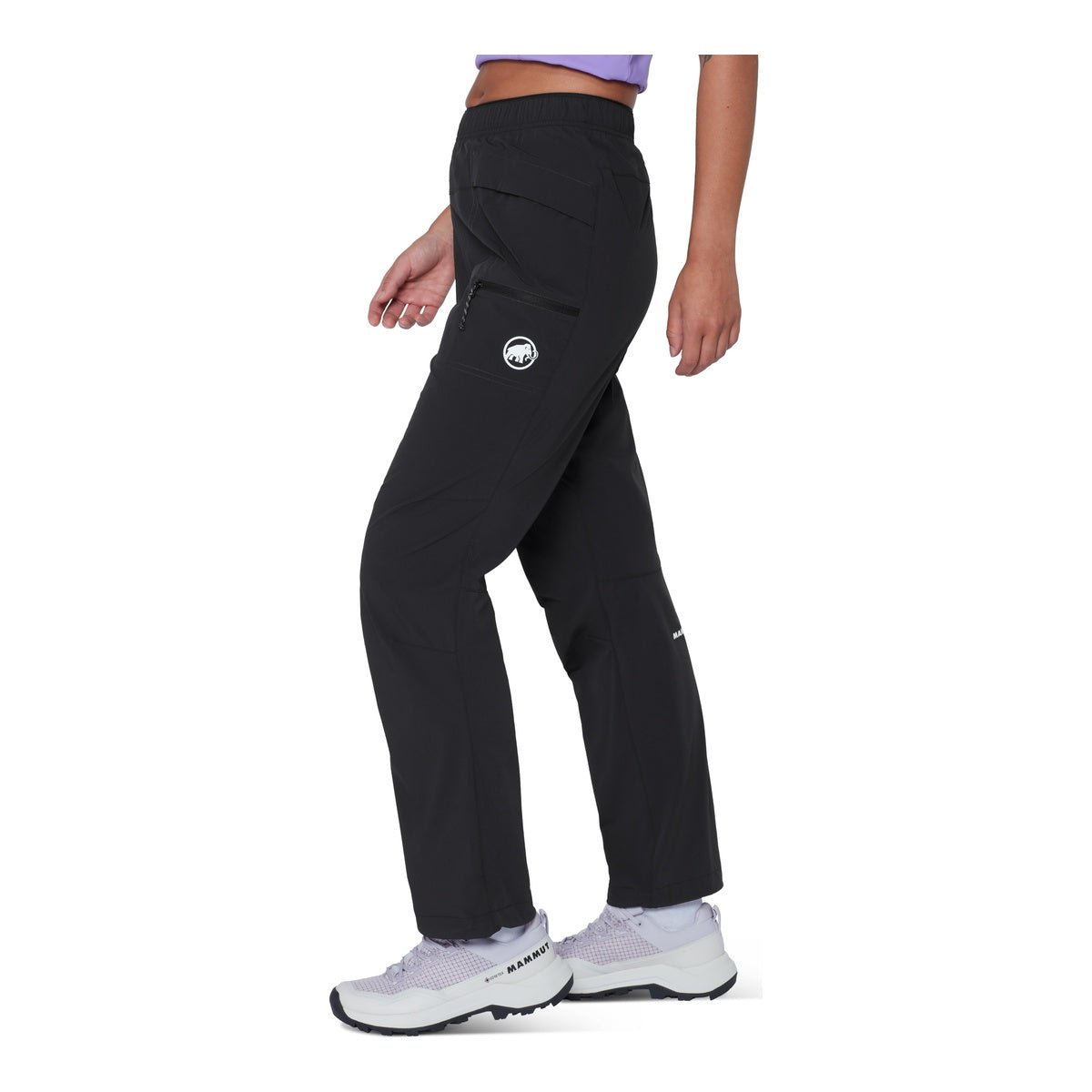 Pantaloni Femei Mammut Sender Climbing Black