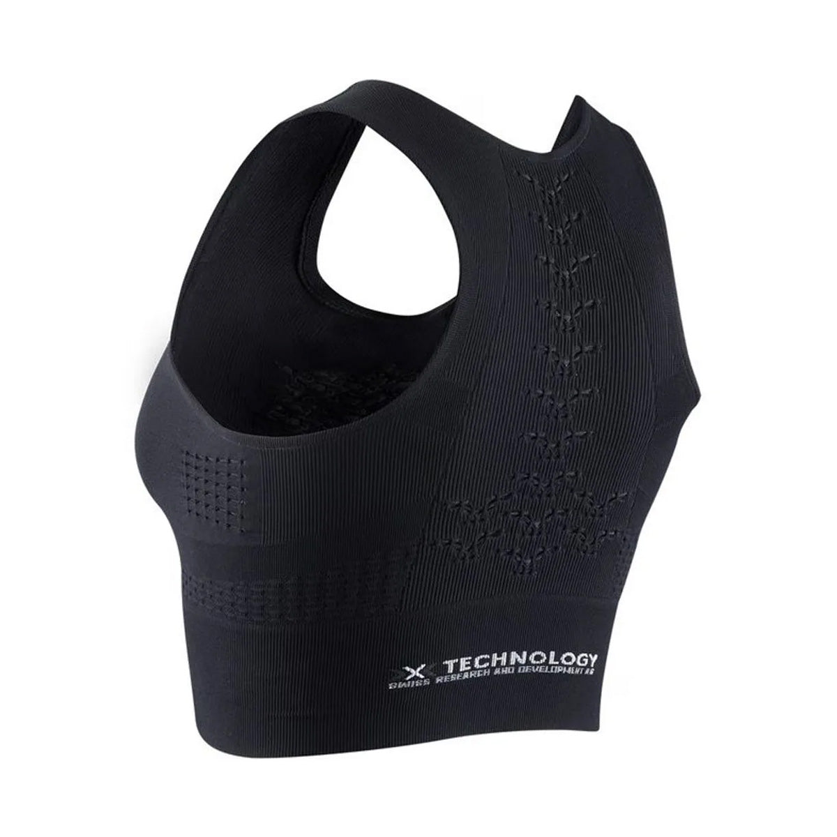 Top Femei X-BIONIC Energizer 4.0 Fitness Crop Black-White