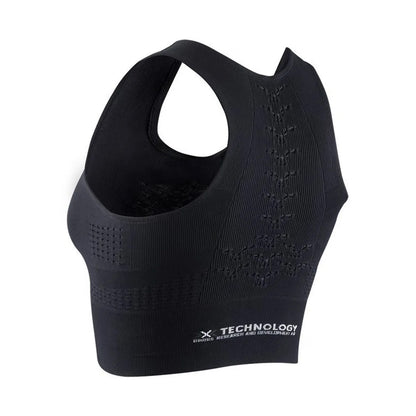 Top Femei X-BIONIC Energizer 4.0 Fitness Crop Black-White